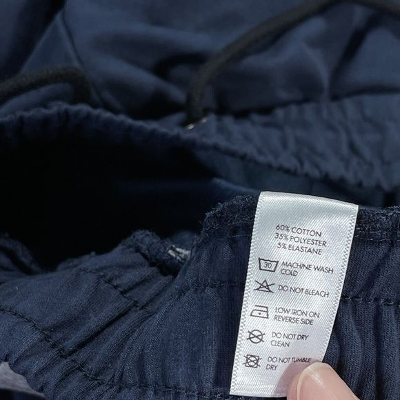 Vanquish Fitness Womens S Joggers Pants Navy Drawstring Adjustable Waist Pockets - Picture 9 of 10